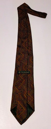 Brooksfield silk tie red - silk,