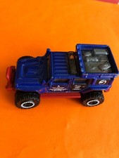 Matchbox 1/62 Jeep® Wrangler uperlift blu - mattel 2011