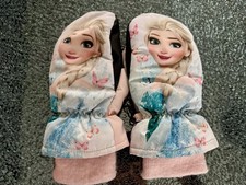 Guanti originali 3M Thinsulate Frozen regina di ghiaccio Elsa - fazzoletti - taglia 122-128 -