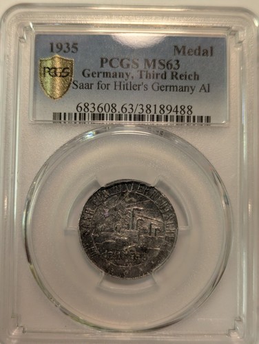 Medaglia terzo reich - reich., ms63