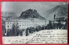 ?RARA Cartolina di Arco Trento Viaggiata x Rovereto Rialto Carhaus nel 1899