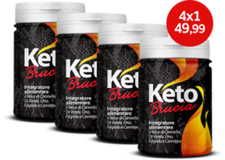 4 Keto Brucia Grassi Integratore Dimagrante Accelera Metabolismo 100% NATURALE