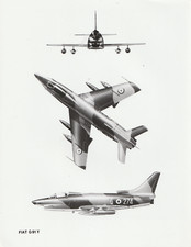 FIAT G 91 Y  AVION DE CHASSE