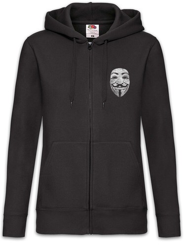 Guy fawkes mask donna zipper - guy,