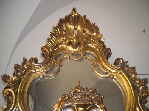 Grande decorativa specchiera - e,