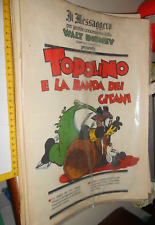 LOTTO stock IL MESSAGGERO FUMETTI TOPOLINO WALT DISNEY N.10 SUPPLEMENTI 1989-90*