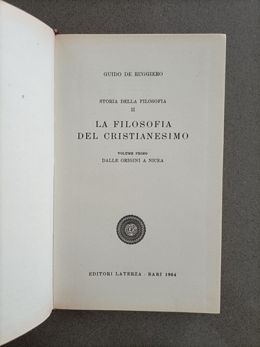 Filosofia del cristianesimo - la,