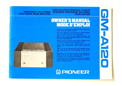 Originale pioneer a120 - originale, gm-a120