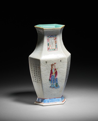 Antico grande vaso figura - un,