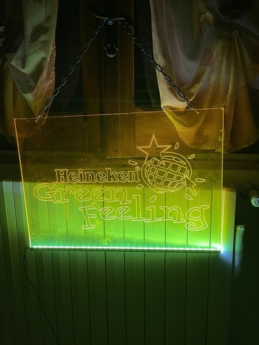 Insegna luminosa heineken - luminosa,