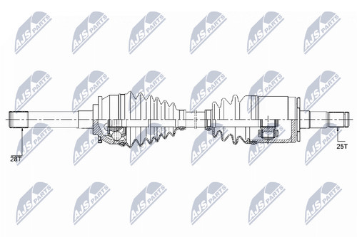 Albero motore nty - motore, npw-ms-057