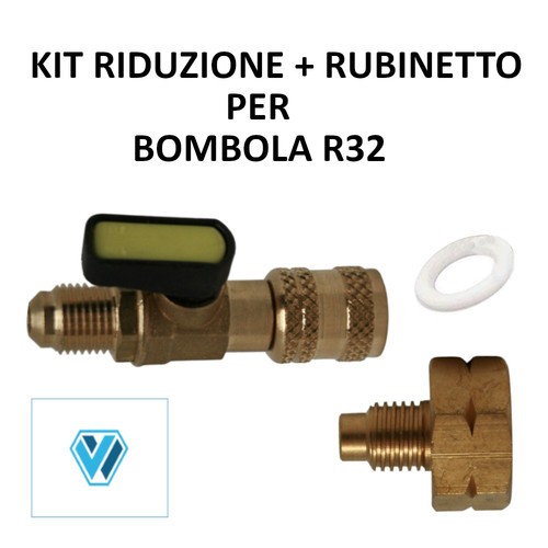 Raccordo riduzione bombola gas