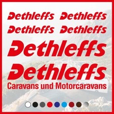 Adesivo set loghi dethleffs - set,