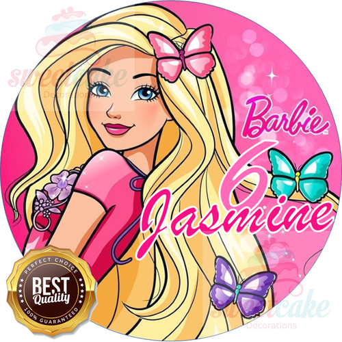 Barbie cake topper - barbie,