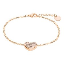 Bracciale donna cuore rosato Stroili Lady Phantasya acciaio cristalli 1670577