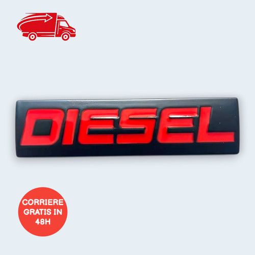 Adesivo emblema diesel in - emblema,