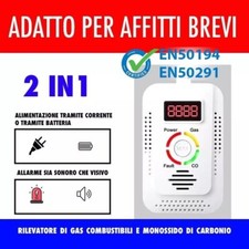 Rilevatore gas combustibile - combustibile, e
