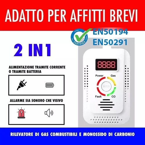 Rilevatore gas combustibile - gas,