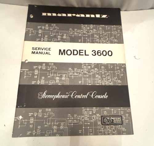 Marantz model 3600 - marantz,