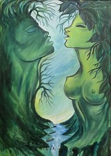 Novella Parigini - Olio Su Tela -50 X 70