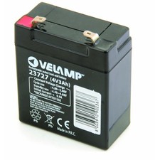 Batteria per lampada emergenza beghelli 4v 3ah Ricambio Al Piombo Ricaricabile!