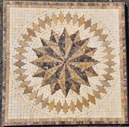 Medaglione mosaico - , in