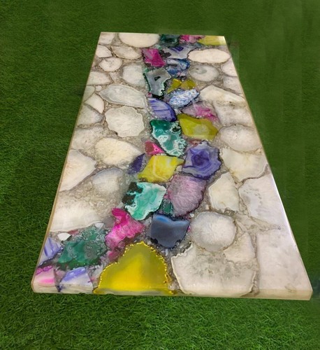 Tavolo agata mista x12 - mista, 24"x12"