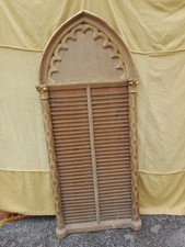 PANNELLO-CORNICE STILE GOTICO DORATO CAPITELLI E COLONNE DECORATE - PRIMI '800