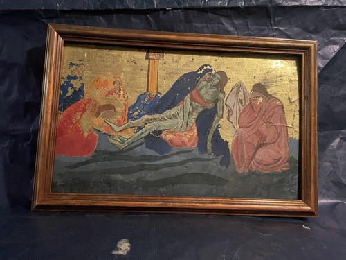 Dipinto antico religioso - dipinto,