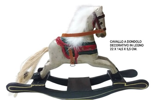 Cavallo dondolo legno - dondolo,