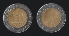 500 LIRE 1996 ISTAT - ITALIA
