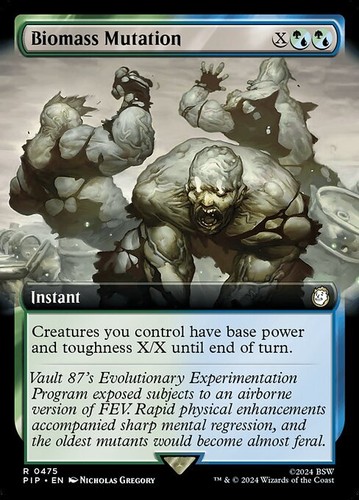 Mtg biomass mutation 475 foil - mtg,