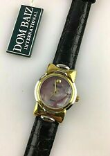 OROLOGIO DOM BAIZ INTERNATIONAL DONNA QUARZO PELLE VINTAGE NUOVO