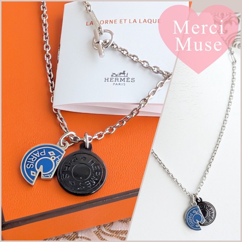 Collana giostra blu - blu, argento