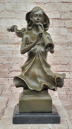 Statua scultura bronzo - , donna
