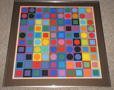 VINTAGE 1970's Victor Vasarely