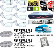  Kit videosorveglianza DVR 8