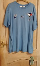 t shirt off white, XL, Blu