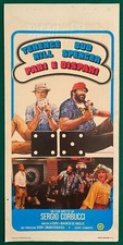 LOCANDINA ORIGINALE PARI E DISPARI TERENCE HILL BUD SPENCER 1° EDIZIONE 1978