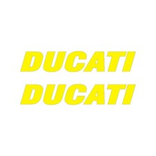Adesivi DUCATI color giallo