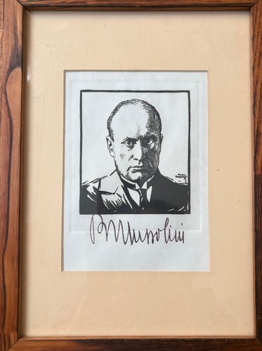Quadro benito mussolini con - benito,