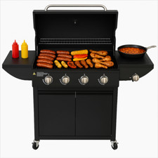 Barbecue gas grill 1 - grill, 4+1