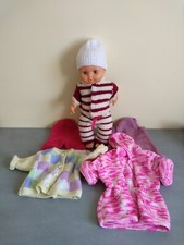 Pupazzo Da Bagno FALCA Neonati Multi Abiti Cappello TBE 39cm