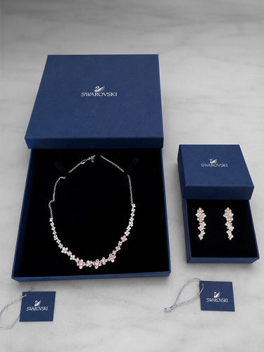 Swarovski parure collana - , ed