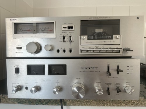 Scott 430a platine cassette - +,