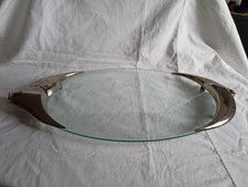 Vassoio Vetro E Acciaio