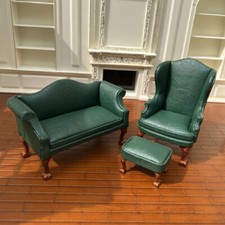 Set soggiorno in pelle scala