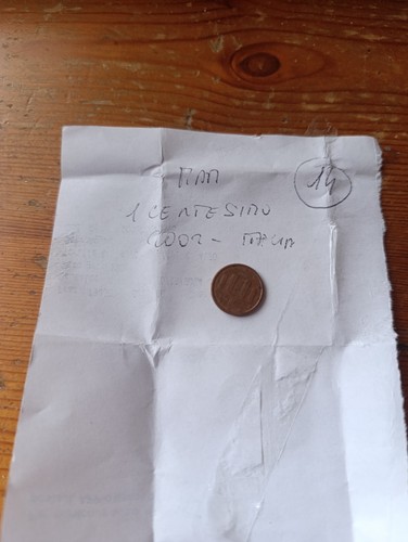 Moneta centesimo italia - moneta, da