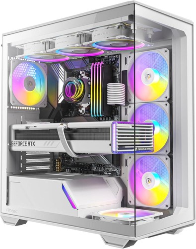 Antec white argb case - c3,