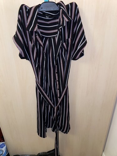 Abito camicia nero rosso - nero, e